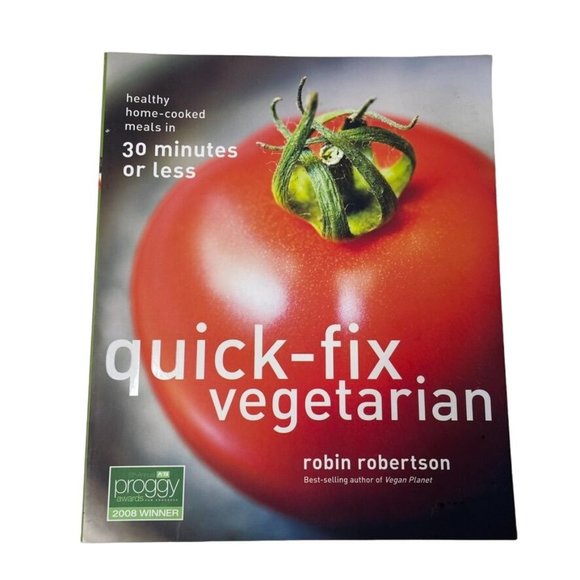 Quick Fix Easy Vegetarian Cook Book 30 Minute Recipes 2007 Great for Veganuary u - Picture 1 of 9